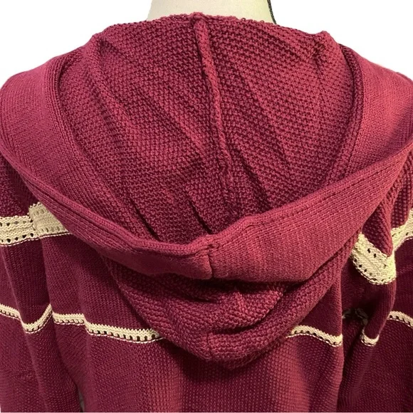 Lety and Me Knitted Hooded Cardigan Size Medium NWOT - Picture 4 of 9
